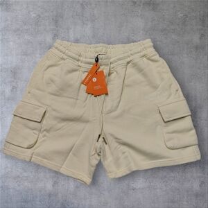 YoungLA Cream Cargo Shorts for Men